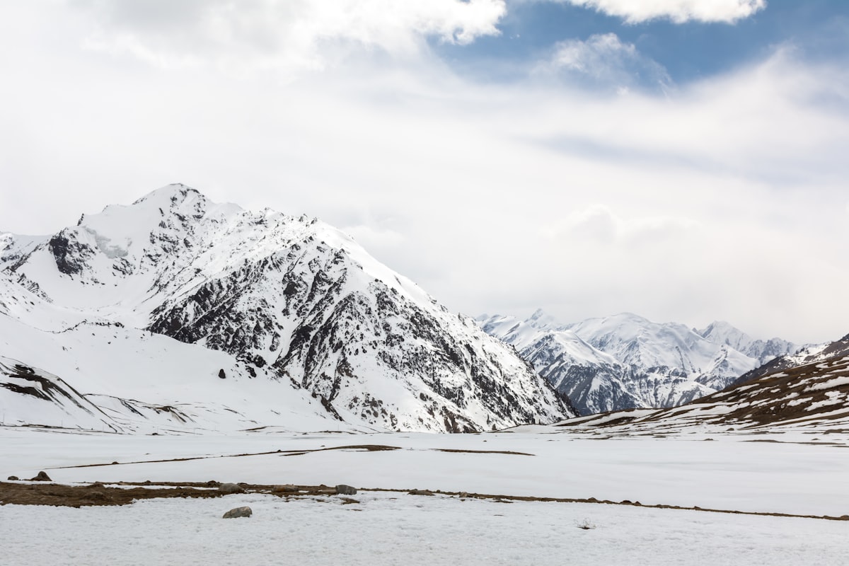 Trekkers crossing the Gondogoro La Pass at 5585m in the Karakoram