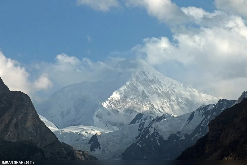 Diran Peak (7,266 m), the pyramid neighbour of Rakaposhi above Nagar