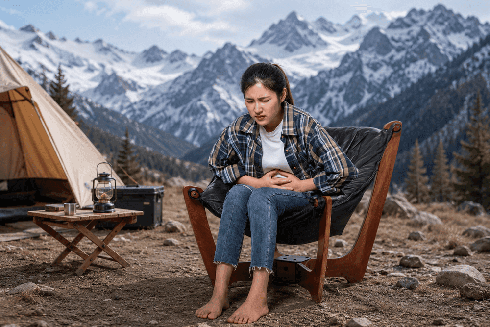 Stomach pain Karakoram venture