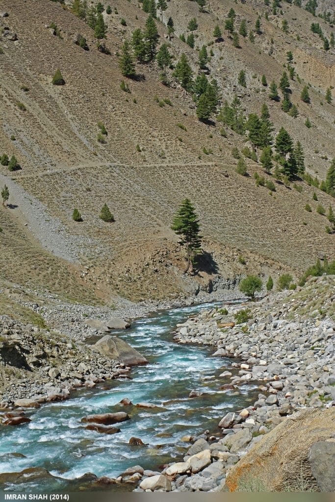 Gudai village in the Astore Valley, Gilgit-Baltistan