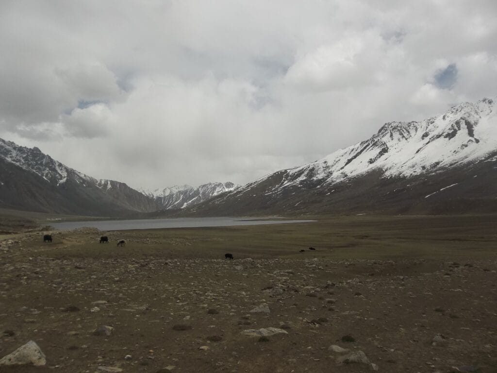 Shandur National Park high alpine plateau near the Shandur Pass