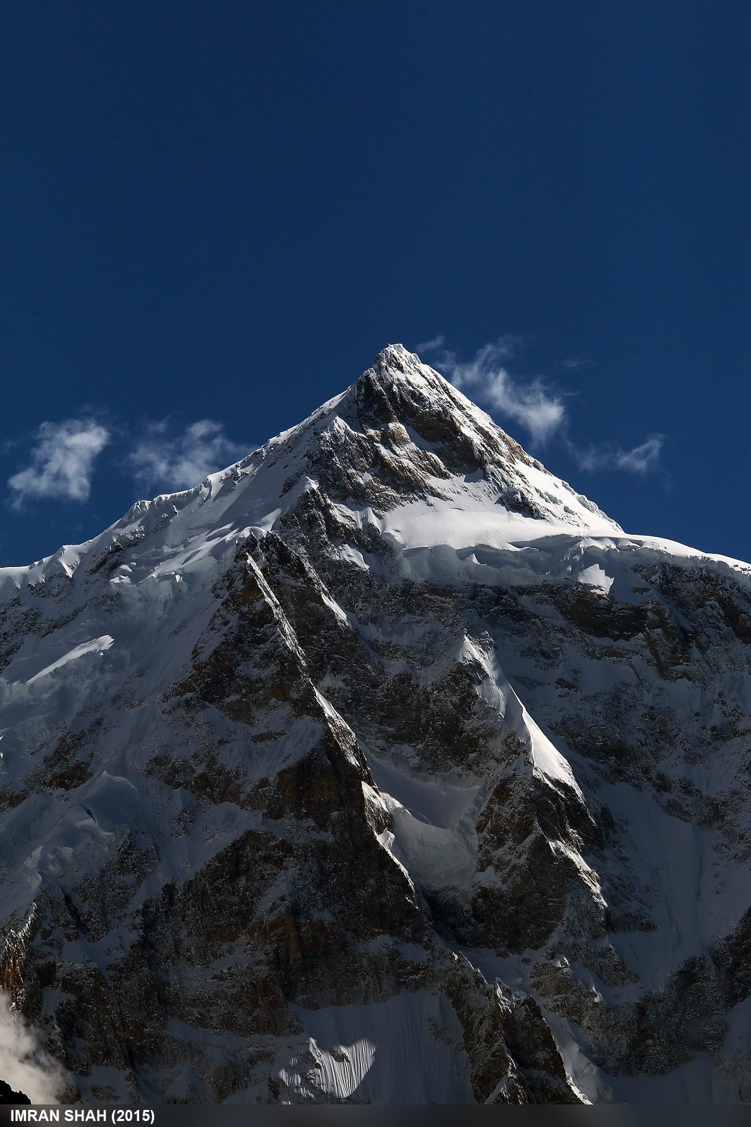 The south face of Shispare (7,611 m) in the Batura Muztagh, Karakoram, Pakistan