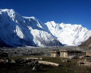 The Batura valley above Passu village, approach route to the Batura Glacier