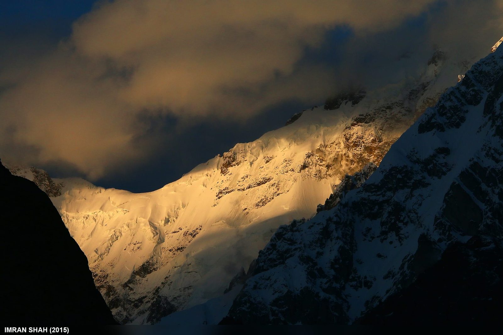 North-west face of Bojohagur Duanasir and the ridge running towards Shispare