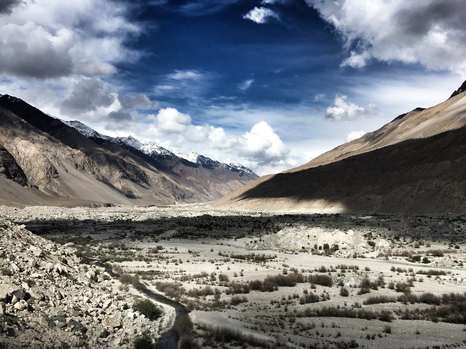 Chapursan Valley in upper Gojal, Gilgit-Baltistan, the approach valley below Kampire Dior