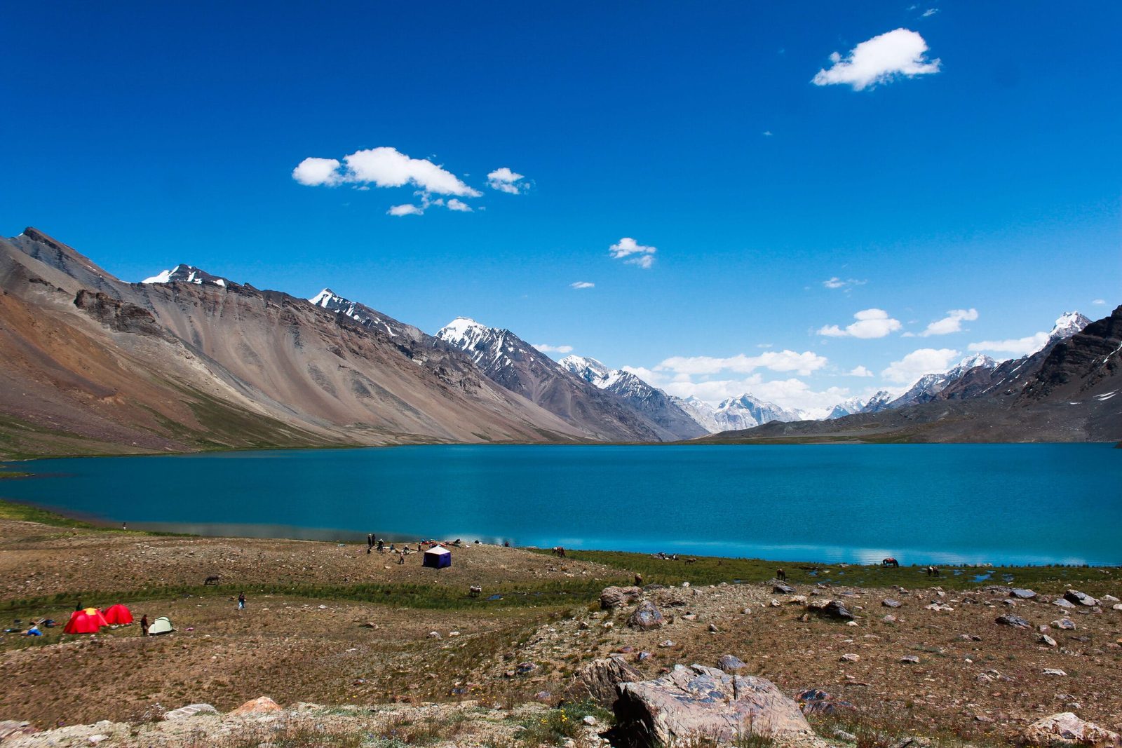 Karambar Lake at 4,272 m in the Ishkoman valley, Gilgit-Baltistan, Pakistan
