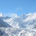 Khunyang Chhish (7,852 m) and Pumari Chhish rising above the Hispar Muztagh, Nagar, Gilgit-Baltistan