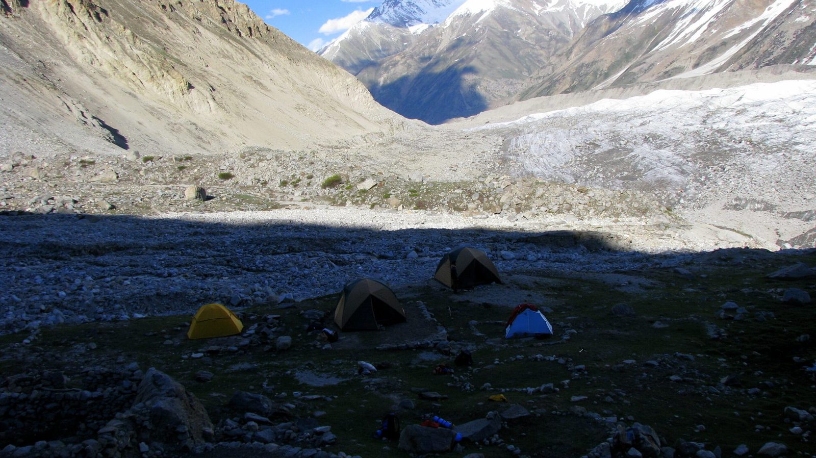Mazeno Base Camp on the Nanga Parbat massif, Gilgit-Baltistan, Pakistan
