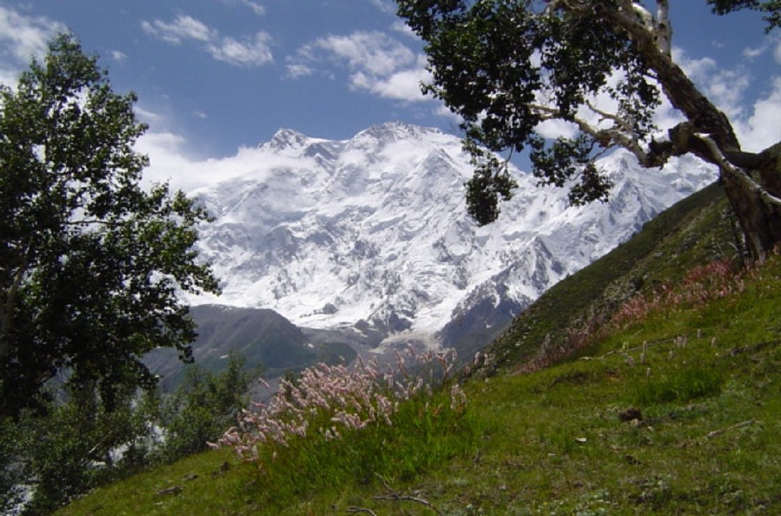 North face of Nanga Parbat seen from Fairy Meadows, Gilgit-Baltistan