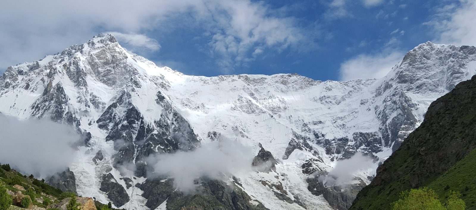The Rupal Face of Nanga Parbat rising above the Rupal Valley in Astore District, Gilgit-Baltistan