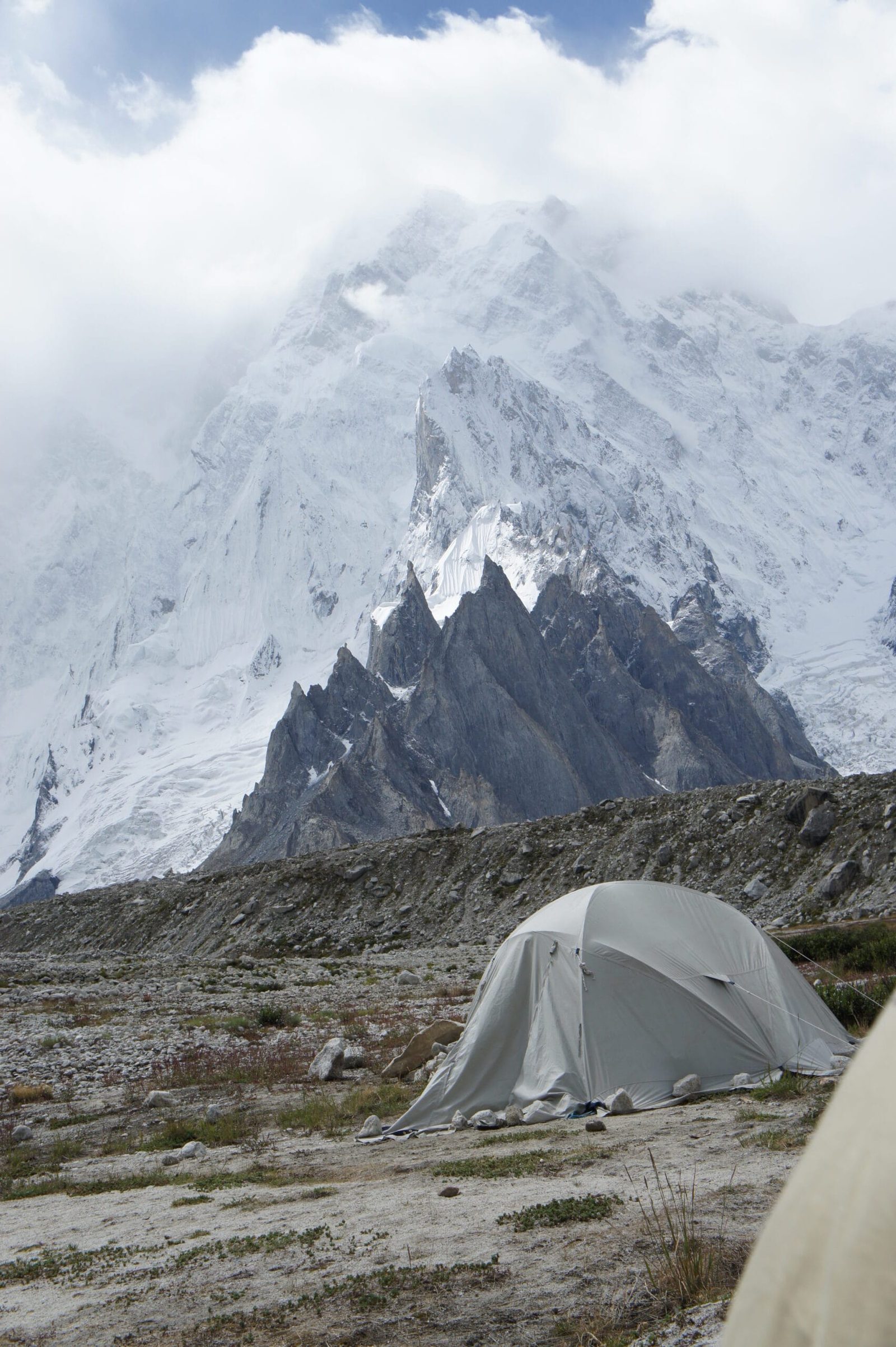 K6, Baltistan Peak, 7,282 m, seen from the Charakusa Valley in the Karakoram, Pakistan