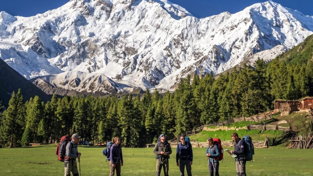 Fairy Meadows and the Nanga Parbat massif, Gilgit-Baltistan