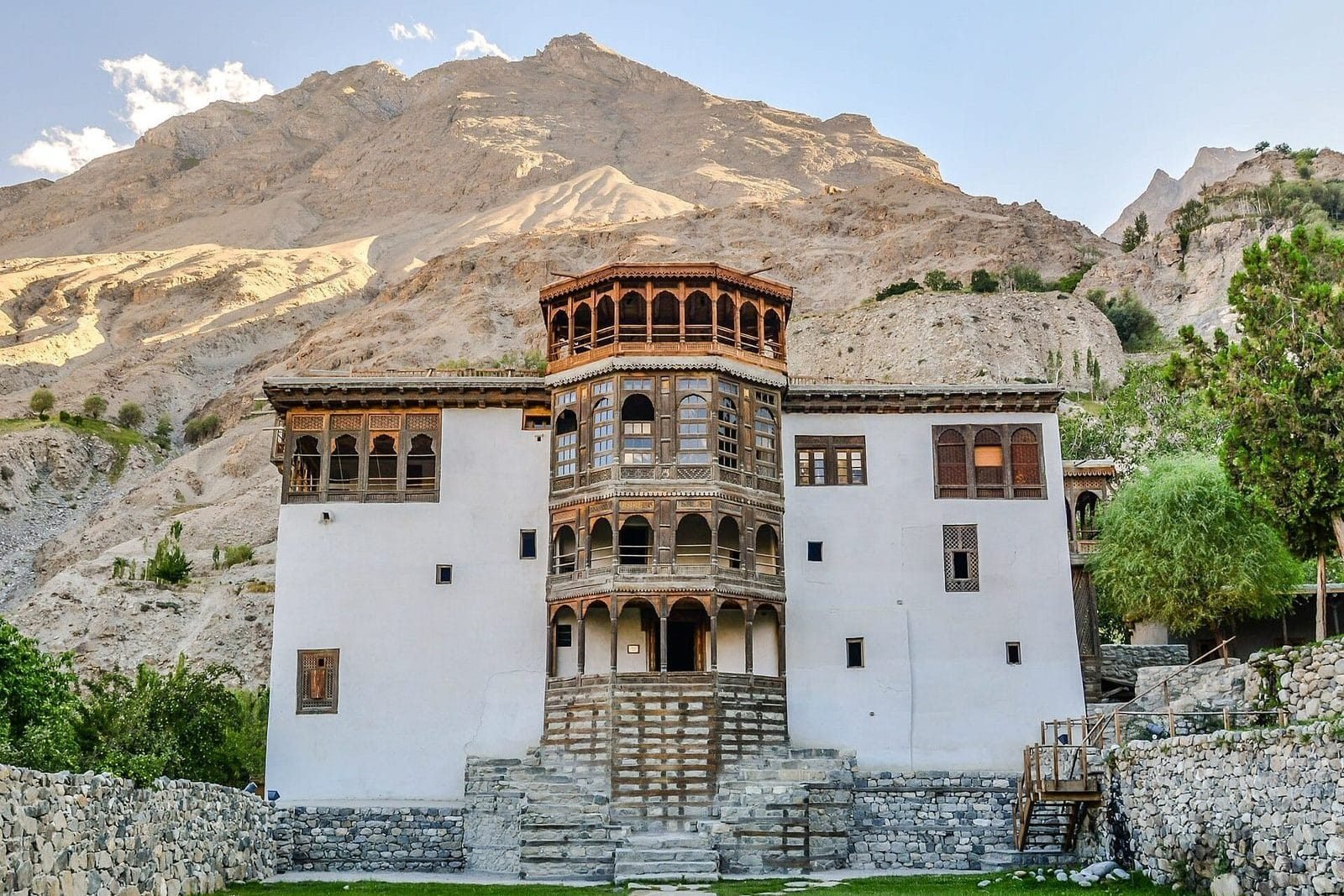 Le palais de Khaplu, dans le district de Ghanche, sur la route du Barah Brok